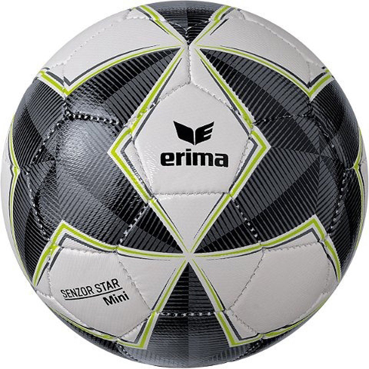 Mini ballon d'entraînement Erima Senzor Star Match Noir/Gris - Taille 00