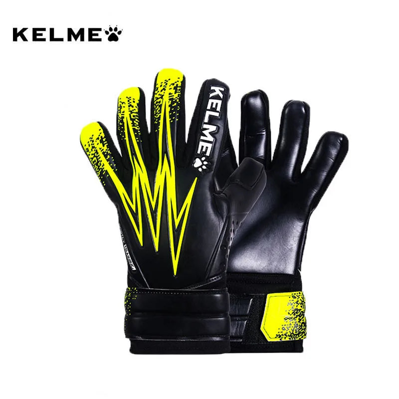 Gants de gardien de but professionnels KELME – Gants d'entraînement en mousse de latex intégrale