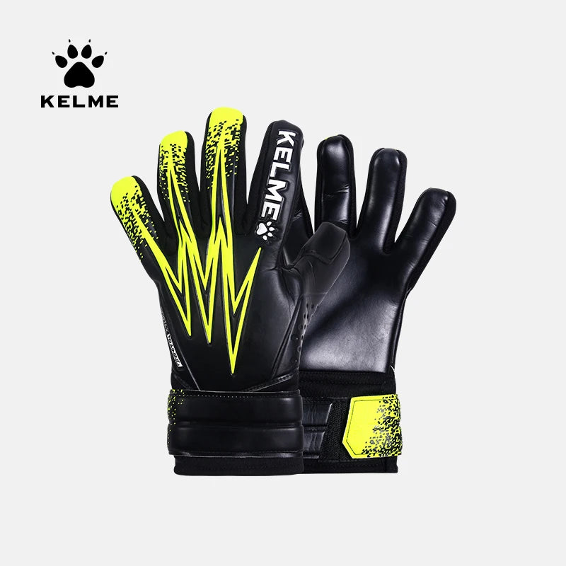 Gants de gardien de but professionnels KELME – Gants d'entraînement en mousse de latex intégrale