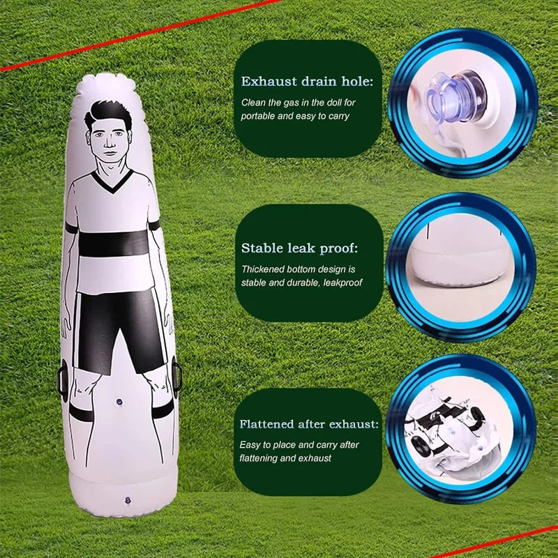 Mannequin de Football gonflable Keeper World Pro – 175 cm
