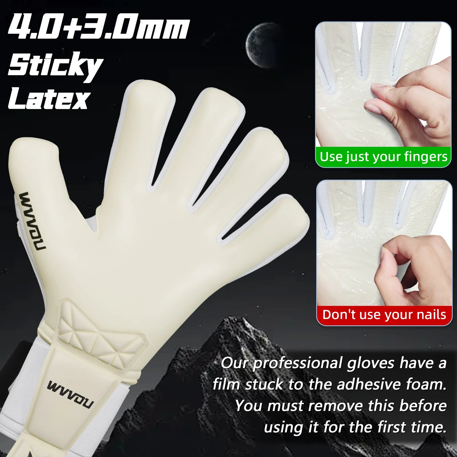 Gants de gardien Keeper World Titan Fingersave
