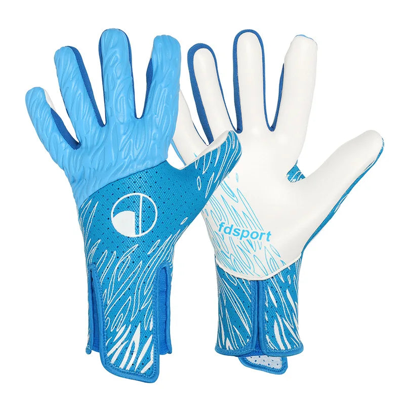 Gants de gardien de but professionnels – Grip en latex 4 mm | Gants de football respirants antidérapants avec protection des doigts