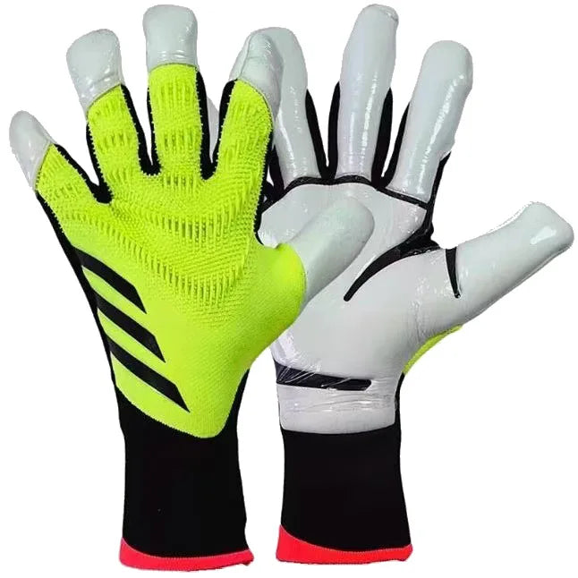 Gants de Gardien de But Adulte Premium – Adhérence Antidérapante en Latex | Gants de Football Professionnels pour Match et Entraînement