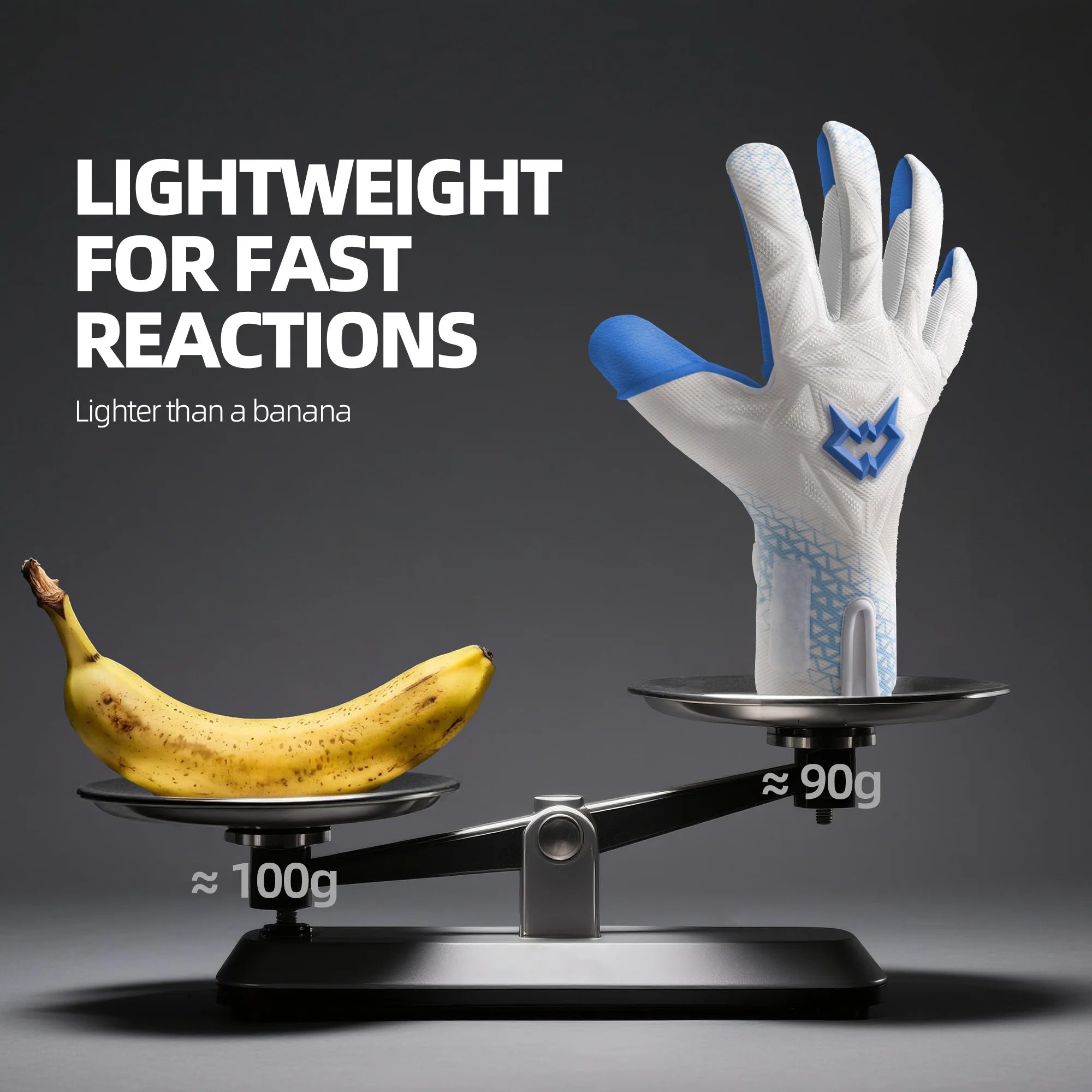 WVVOU Goalkeeper Gloves – 4+3mm Sticky Latex & 3D Cut