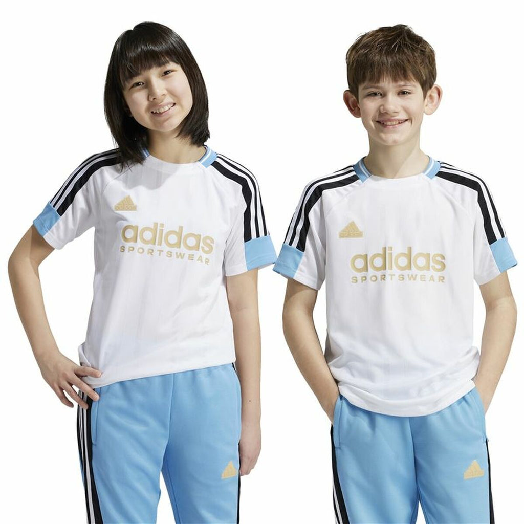 Adidas Nations T-Shirt Bambino/a – Bianca (Manica Corta)